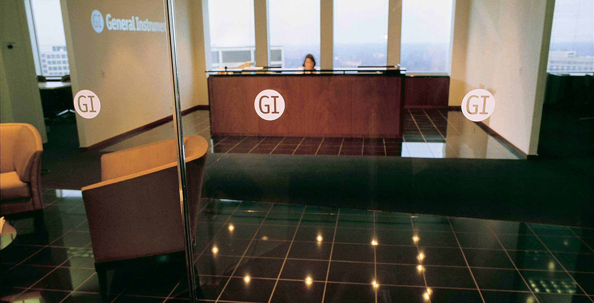 general-instrument_interior-sign.jpg Art Direction by: Bart Crosby, Crosby Associates